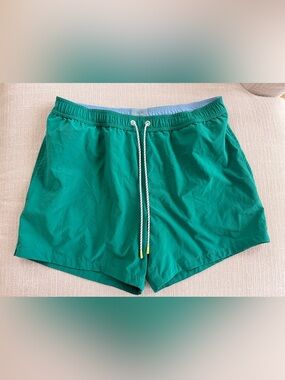 Bonobos green swim trunks Large